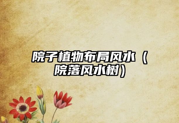 院子植物布局風(fēng)水（院落風(fēng)水樹）