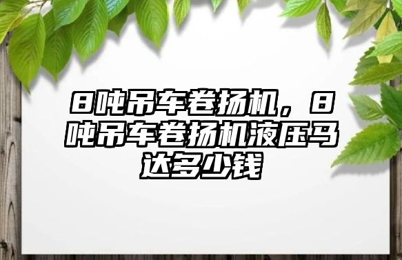 8噸吊車卷揚機，8噸吊車卷揚機液壓馬達多少錢