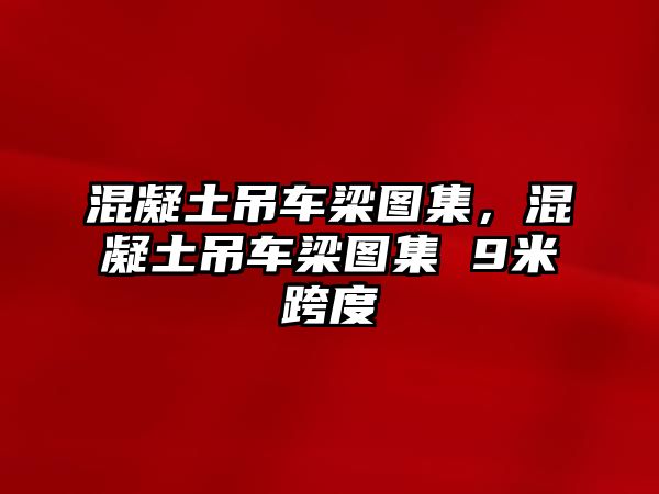 混凝土吊車梁圖集，混凝土吊車梁圖集 9米跨度