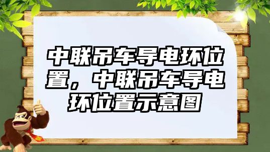 中聯(lián)吊車導電環(huán)位置，中聯(lián)吊車導電環(huán)位置示意圖