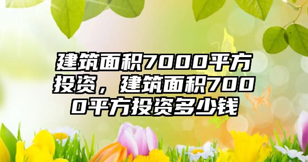 建筑面積7000平方投資，建筑面積7000平方投資多少錢