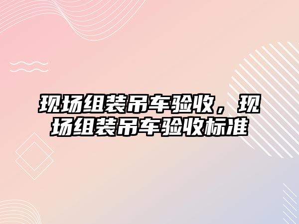 現(xiàn)場組裝吊車驗(yàn)收，現(xiàn)場組裝吊車驗(yàn)收標(biāo)準(zhǔn)