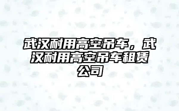 武漢耐用高空吊車，武漢耐用高空吊車租賃公司