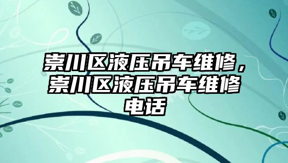 崇川區(qū)液壓吊車維修，崇川區(qū)液壓吊車維修電話