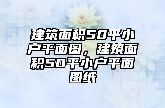 建筑面積50平小戶平面圖，建筑面積50平小戶平面圖紙