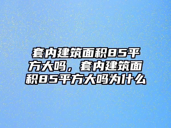 套內(nèi)建筑面積85平方大嗎，套內(nèi)建筑面積85平方大嗎為什么