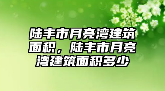 陸豐市月亮灣建筑面積，陸豐市月亮灣建筑面積多少