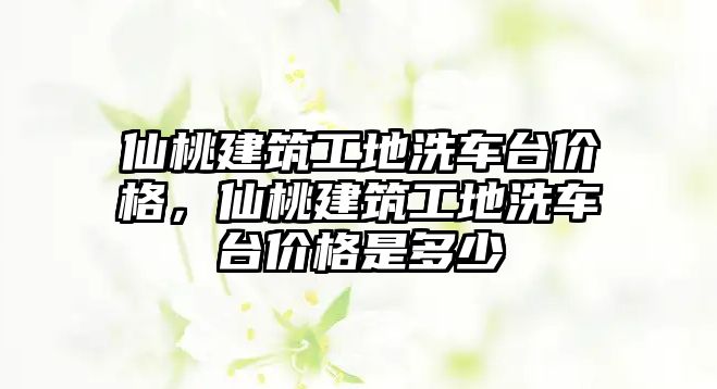 仙桃建筑工地洗車臺(tái)價(jià)格，仙桃建筑工地洗車臺(tái)價(jià)格是多少