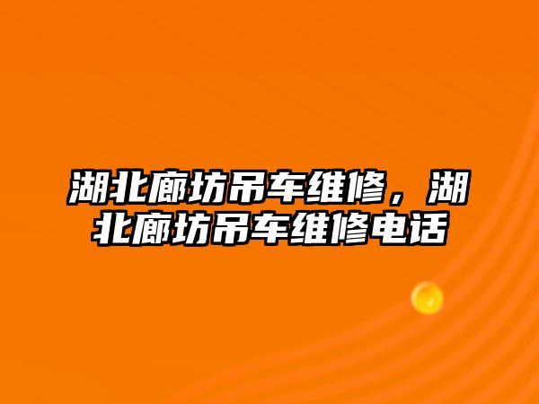 湖北廊坊吊車維修，湖北廊坊吊車維修電話