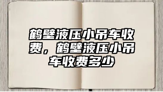 鶴壁液壓小吊車收費(fèi)，鶴壁液壓小吊車收費(fèi)多少