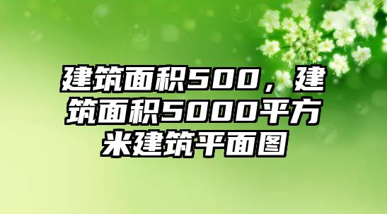 建筑面積500，建筑面積5000平方米建筑平面圖